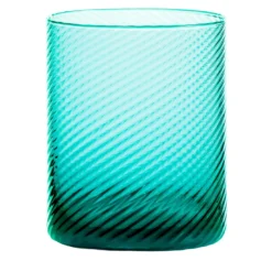 Set di 6 bicchieri da acqua Gritti Torsè Blu pavone