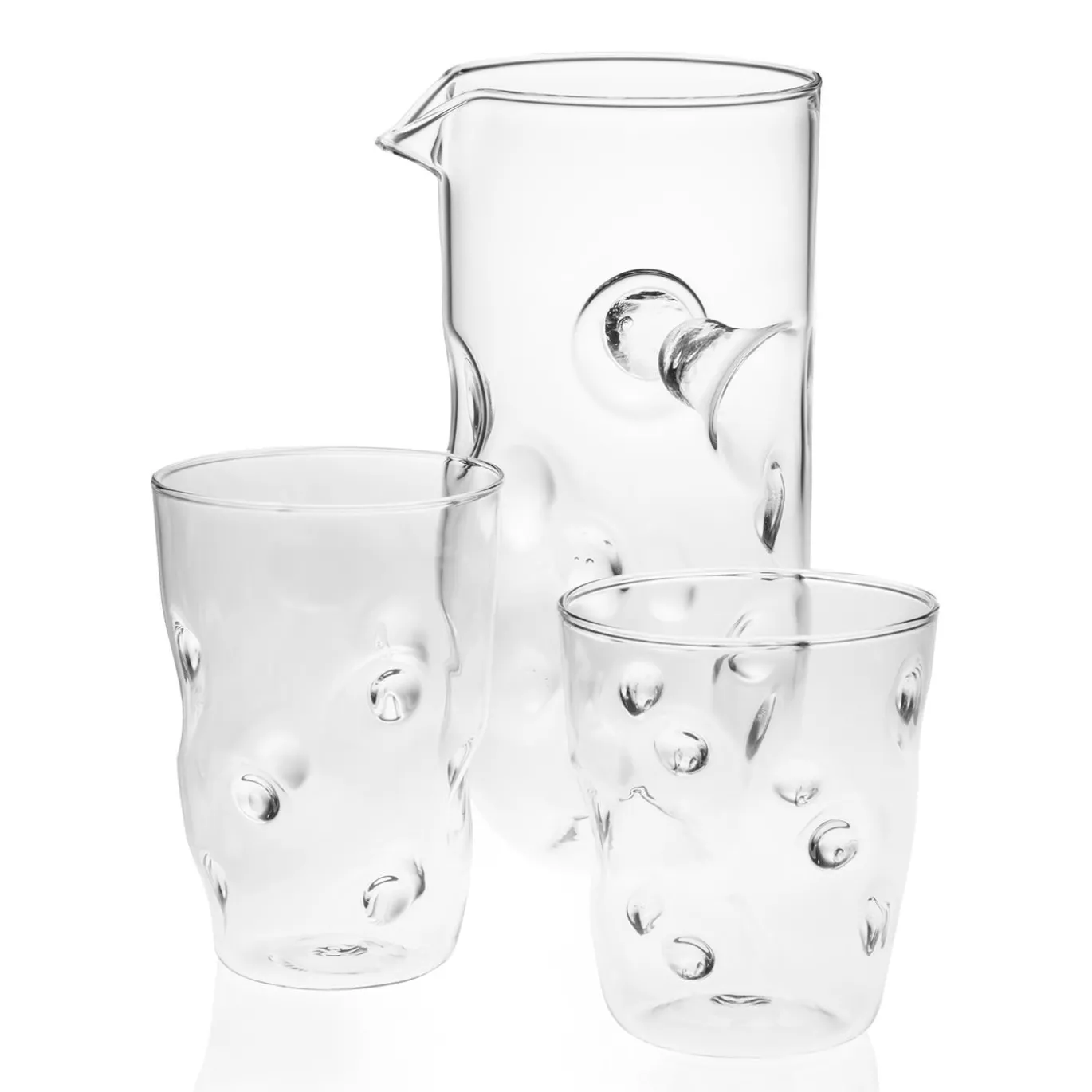 Set di 4 Bicchieri da Acqua Nude Arlecchino