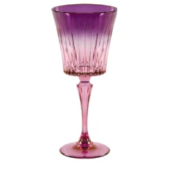 Set di 2 bicchieri da acqua rosa-viola Domina