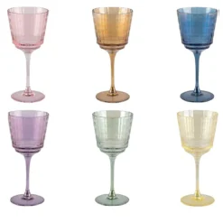 Set di 6 bicchieri da acqua Tokyo con stelo
