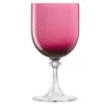Set di 6 bicchieri da acqua twisted Rubino Rosso