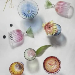 Set di 2 bicchieri da acqua/vino rosa Calypso