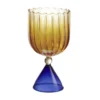 Set di 2 bicchieri da acqua/vino arancione Calypso