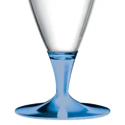 Set di 6 bicchieri da birra con stelo Sapphyre Blue