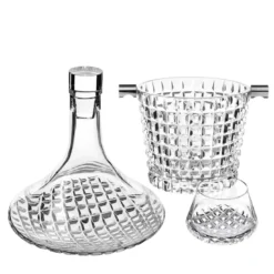 Set di 2 bicchieri da brandy, decanter da crociera e secchiello per il ghiaccio Luxé