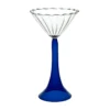 Set di 2 bicchieri da cocktail Campanula Blu
