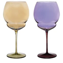 Set di 2 bicchieri da cocktail decorati a mano Suite