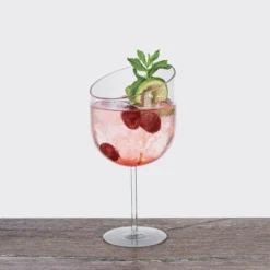 Set di 2 bicchieri da cocktail Gino con taglio obliquo