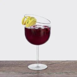 Set di 2 bicchieri da cocktail Gino con taglio obliquo