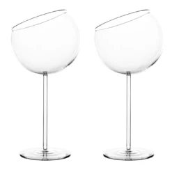 Set di 2 bicchieri da cocktail Xeno con taglio obliquo