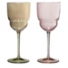 Set di 2 bicchieri d'acqua decorati a mano Suite