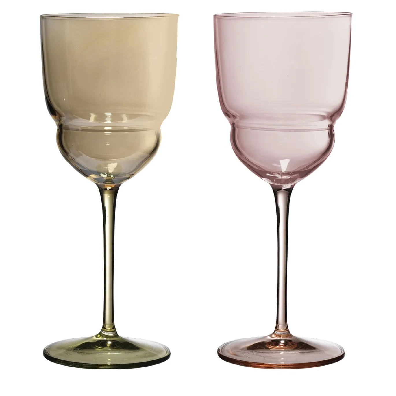 Set di 2 bicchieri d'acqua decorati a mano Suite