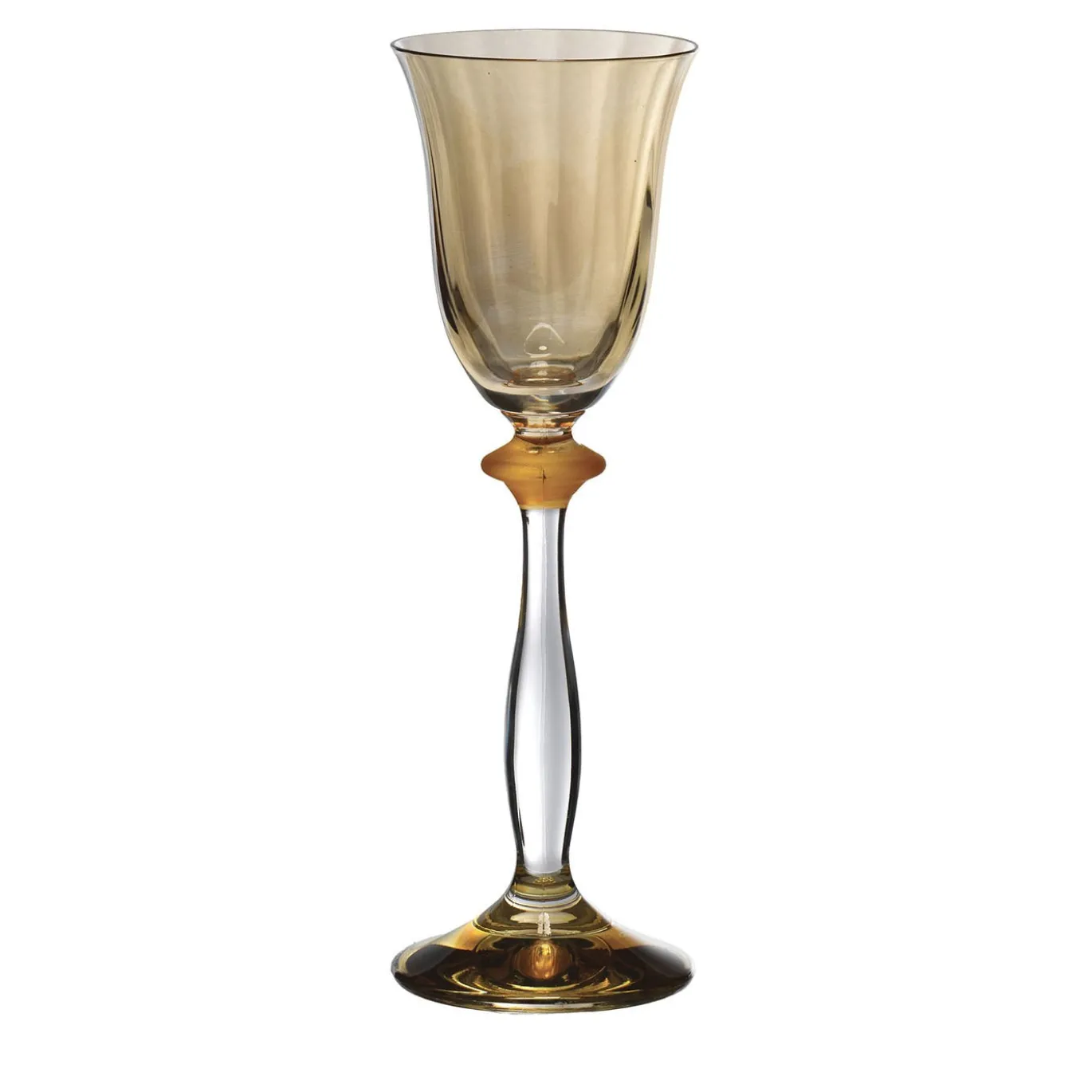 Set di 6 bicchieri da liquore in vetro soffiato Primula Brown Shade