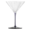 Set di 6 bicchieri da Martini Rigadin Glicine-Grigio