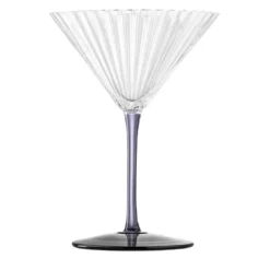 Set di 6 bicchieri da Martini Rigadin Glicine-Grigio