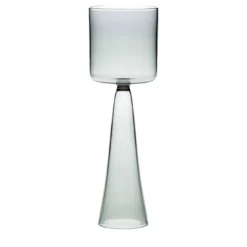 Set di 4 bicchieri da vino alti grigi Dolce Vita