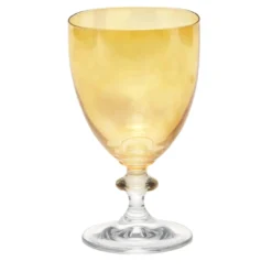 Set di 2 bicchieri da vino ambra Rosy