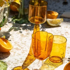 Set di 4 bicchieri da vino Ambre Dolce Vita