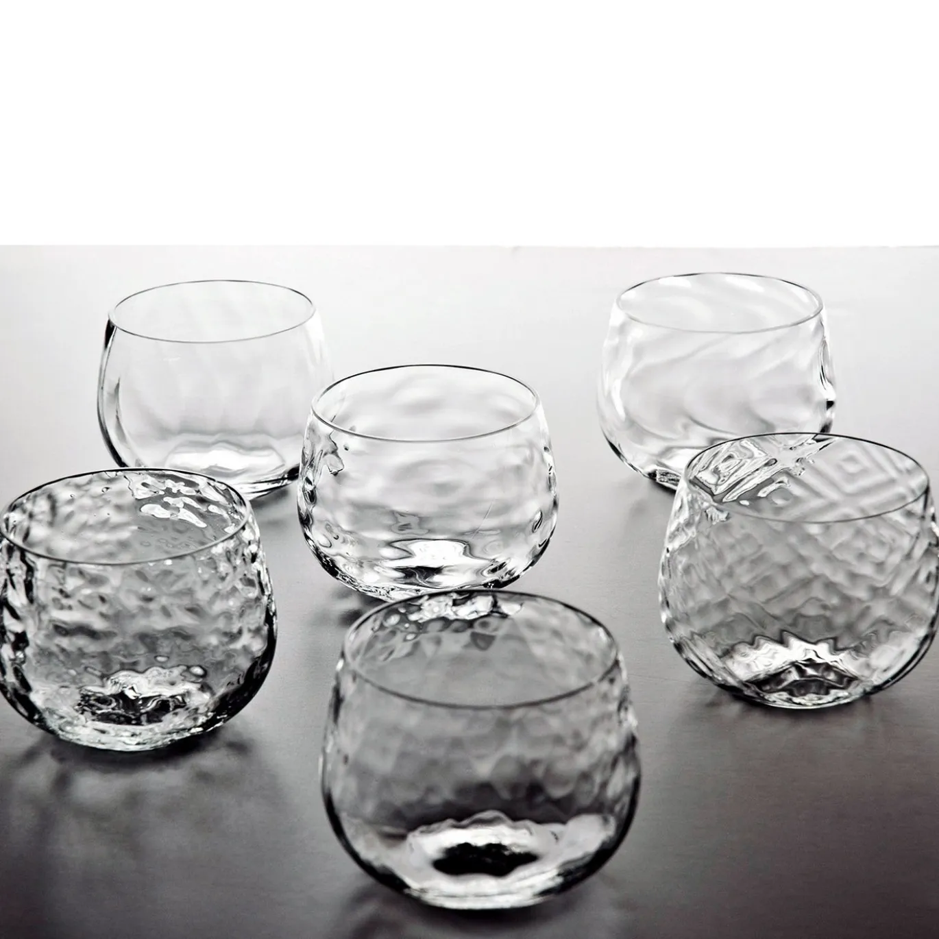 Set di 6 bicchieri da vino assortiti