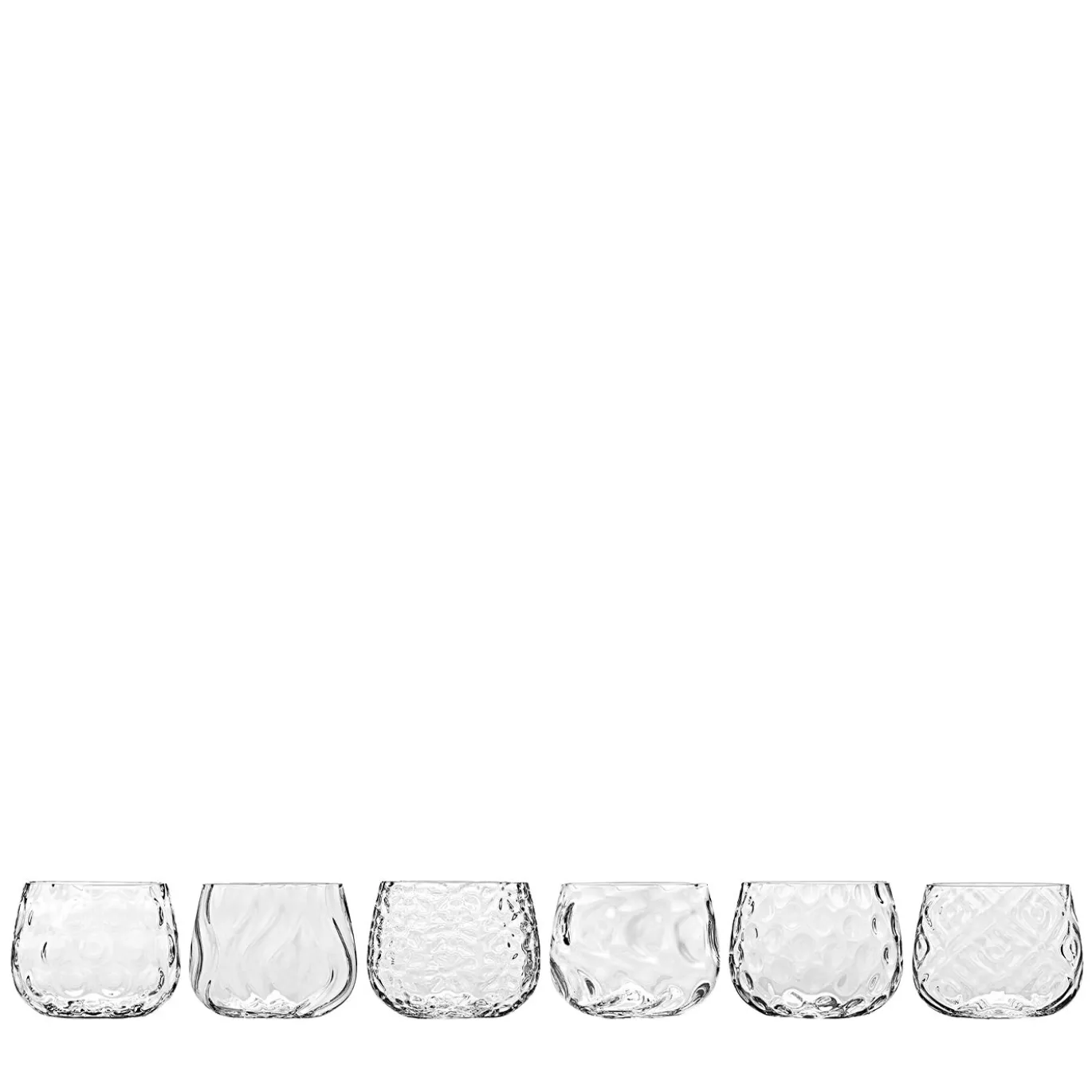 Set di 6 bicchieri da vino assortiti