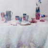 Set di 2 bicchieri da vino blu Isis