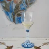 Set di 2 bicchieri da vino floreali medi #3