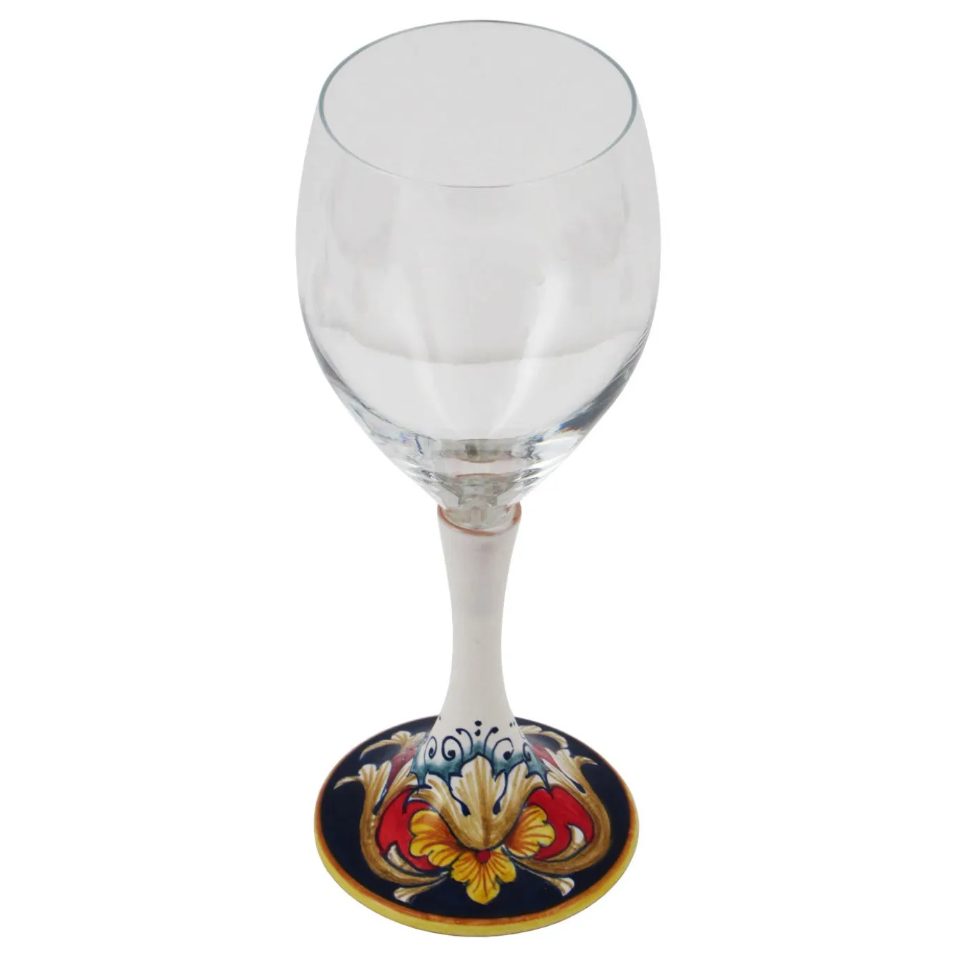 Set di 2 bicchieri da vino floreali medi #4
