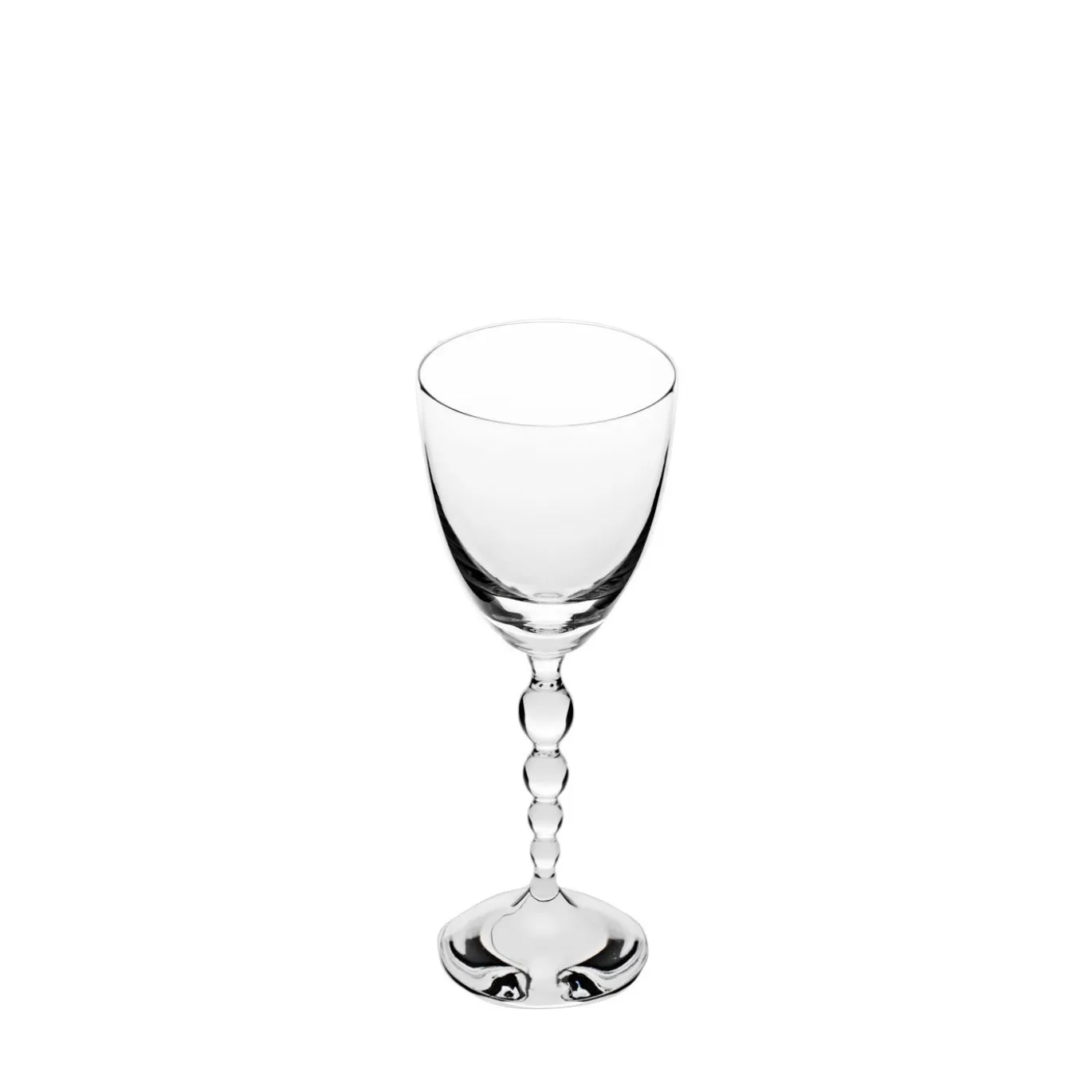 Set di 6 bicchieri da vino in cristallo Collier
