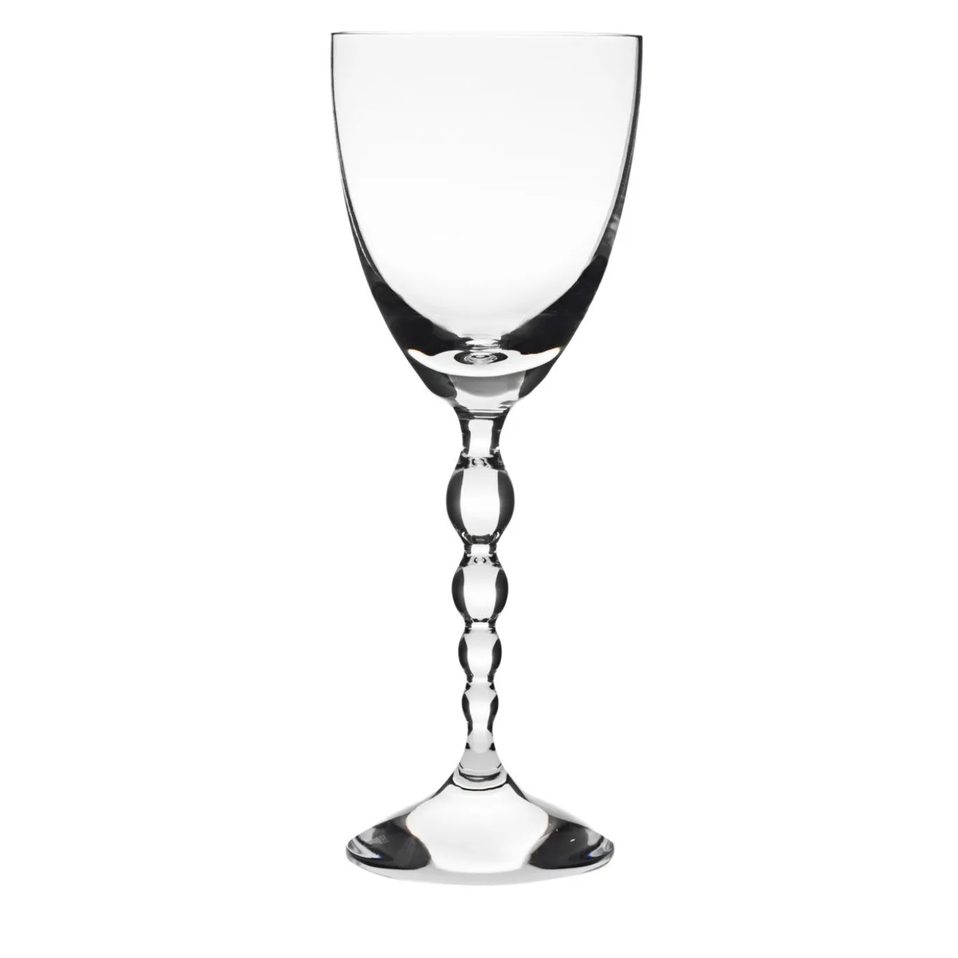 Set di 6 bicchieri da vino in cristallo Collier