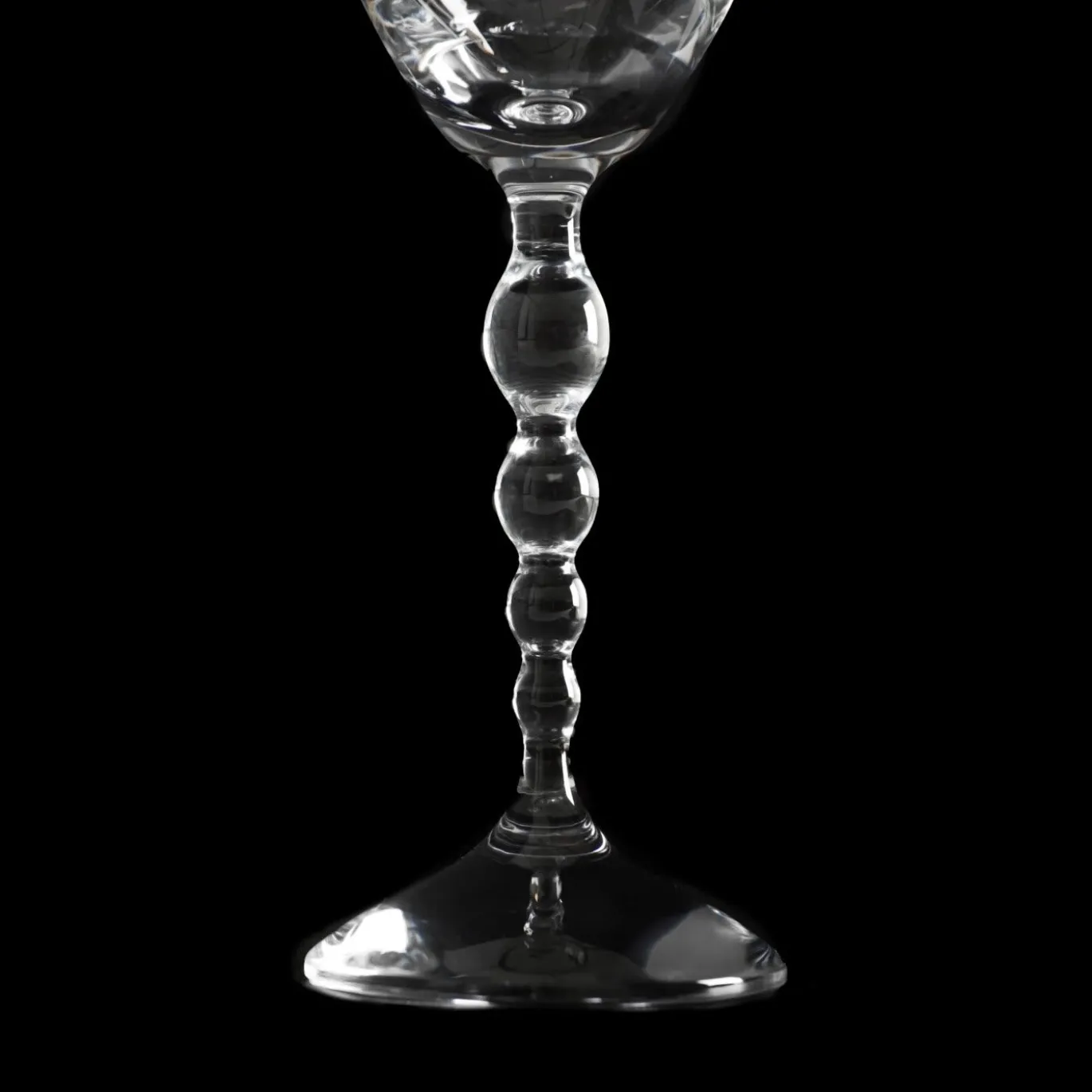 Set di 6 bicchieri da vino in cristallo Collier
