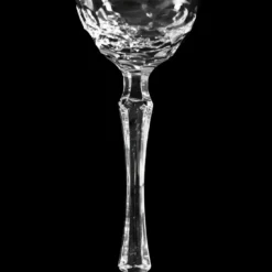 Set di 6 bicchieri da vino in cristallo Narciso