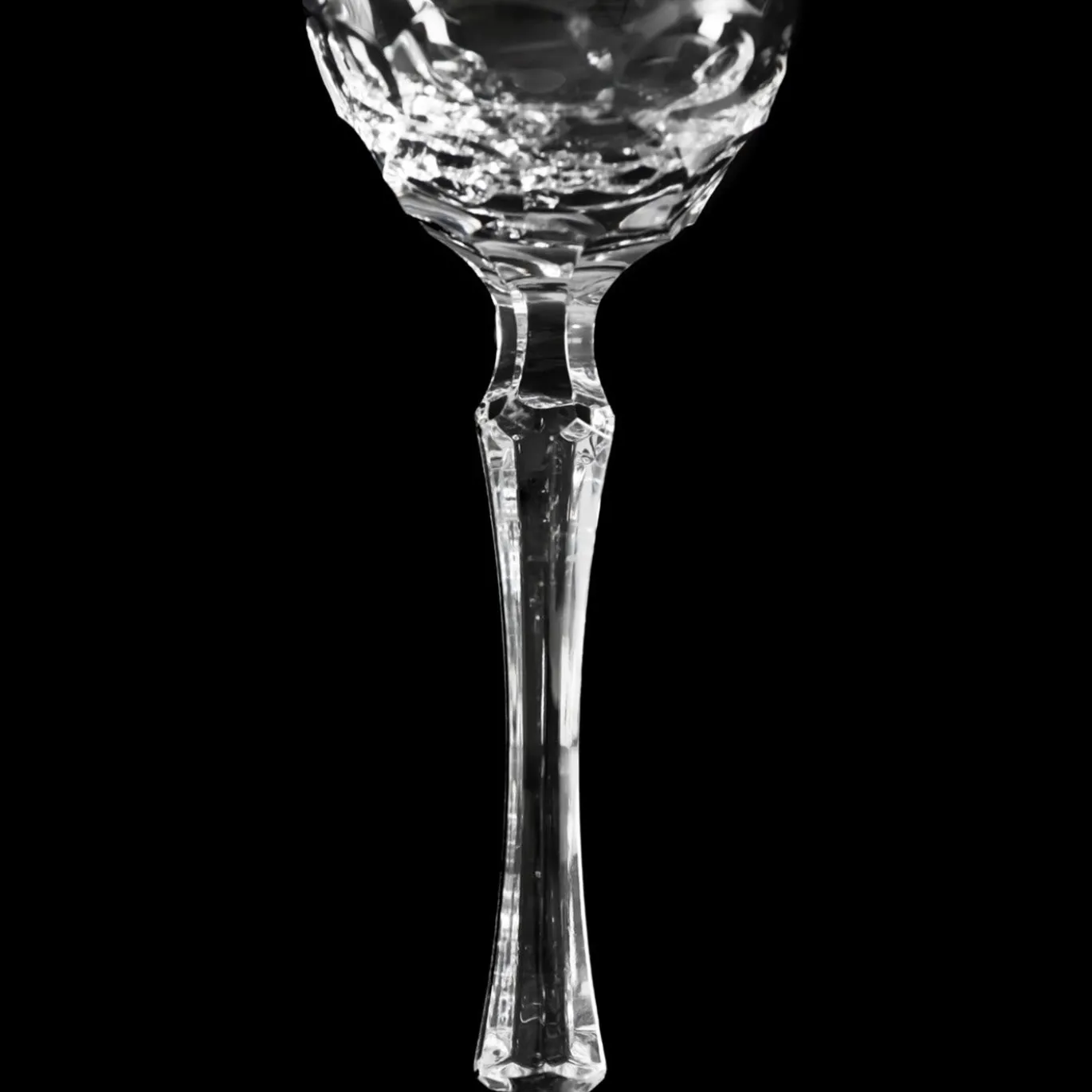 Set di 6 bicchieri da vino in cristallo Narciso