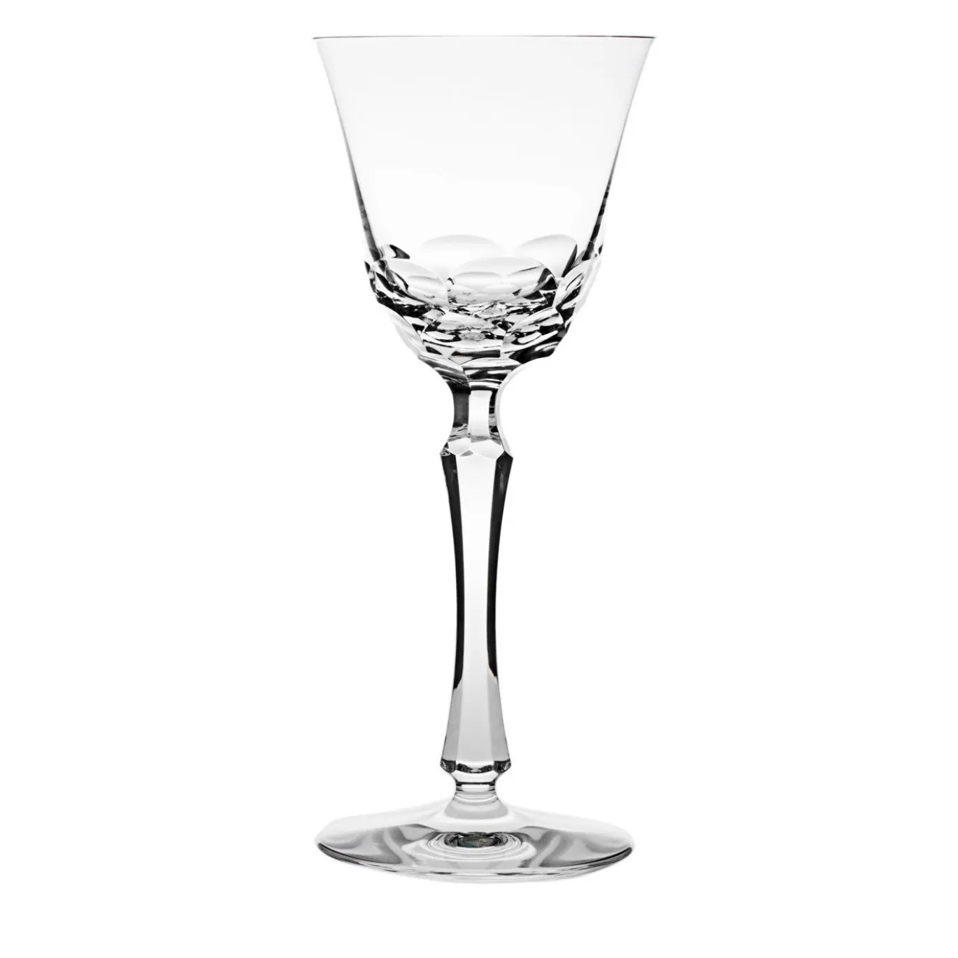 Set di 6 bicchieri da vino in cristallo Narciso