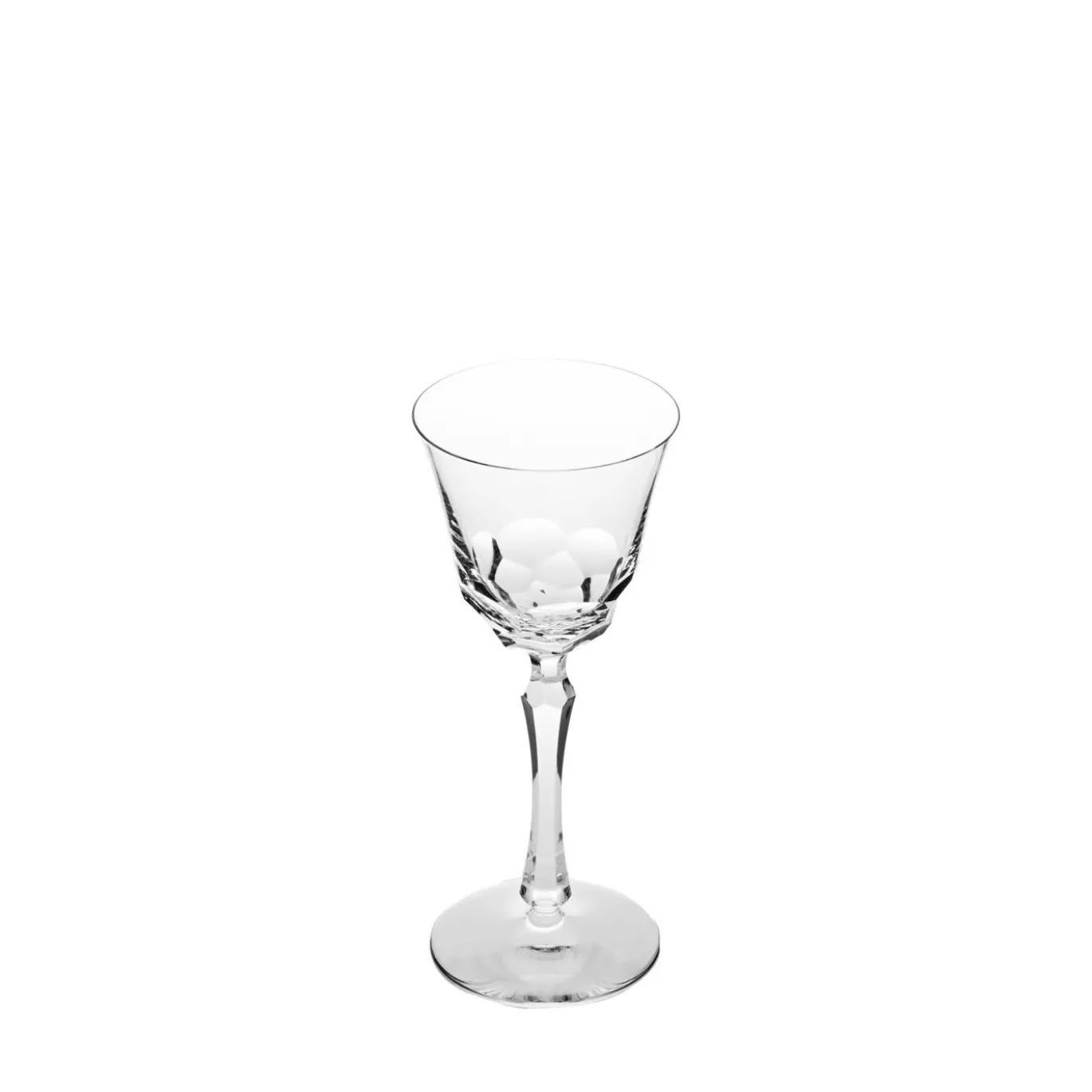 Set di 6 bicchieri da vino in cristallo Narciso