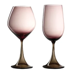 Set di bicchieri da vino rosa Shiraz e Riesing Gran Cru Mille e Una Notte di NasonMoretti e Stefano Marcato