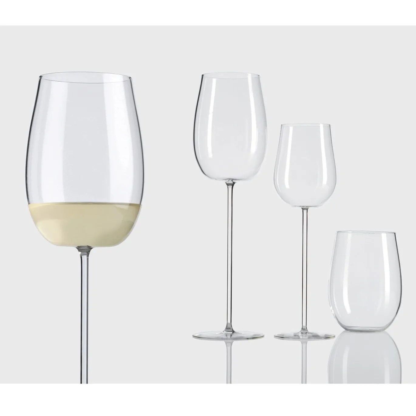 Set di 6 bicchieri da vino rosso Modigliani
