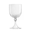 Set di 6 bicchieri da vino trasparenti intrecciati