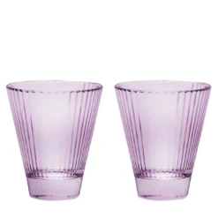 Set di 2 bicchieri da vino viola Isis