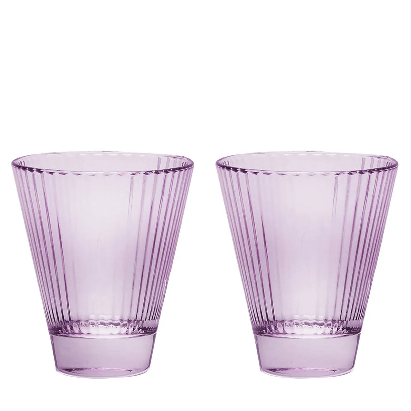 Set di 2 bicchieri da vino viola Isis