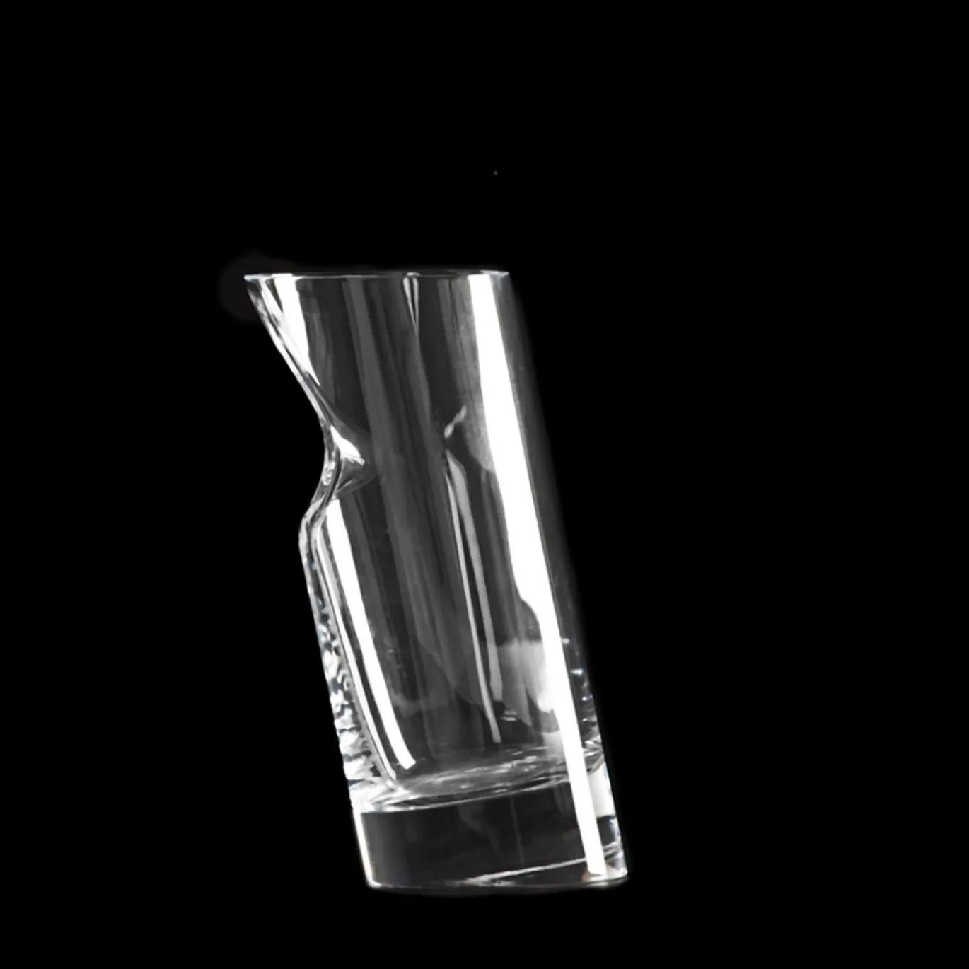 Set di 6 bicchieri da whisky in cristallo con tappo per ghiaccio di Angelo Mangiarotti