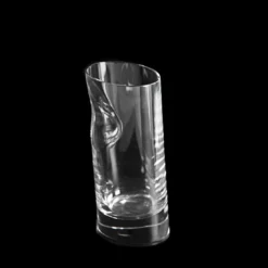 Set di 6 bicchieri da whisky in cristallo con tappo per ghiaccio di Angelo Mangiarotti