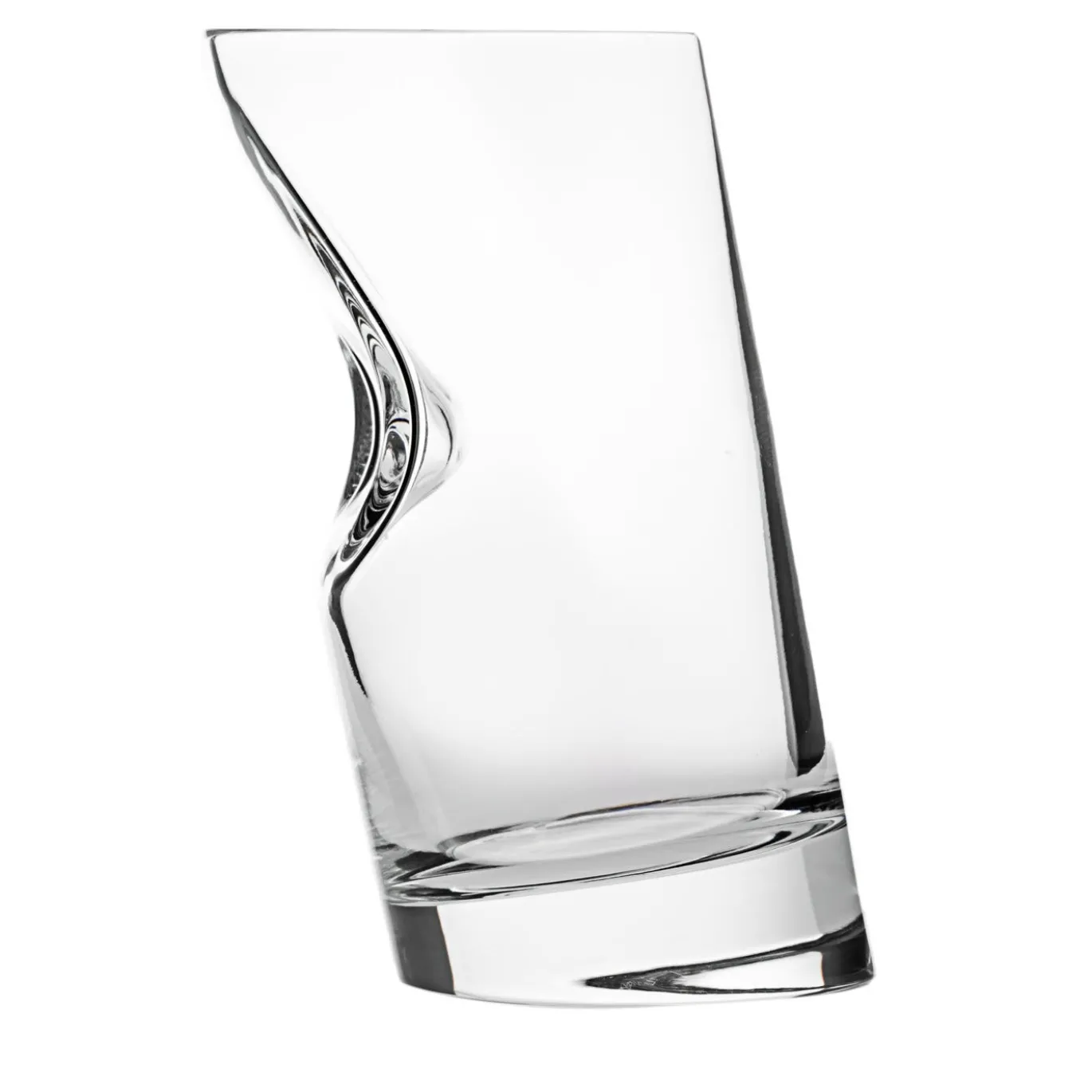 Set di 6 bicchieri da whisky in cristallo con tappo per ghiaccio di Angelo Mangiarotti