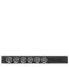 Set di 6 bicchieri Easy 06 con vassoio Linea 97 Black Graphite