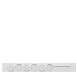 Set di 6 bicchieri Easy 06 con Vassoio Linea 97 White Sugar