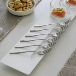 Set di 6 bicchieri Easy 06 con Vassoio Linea 97 White Sugar