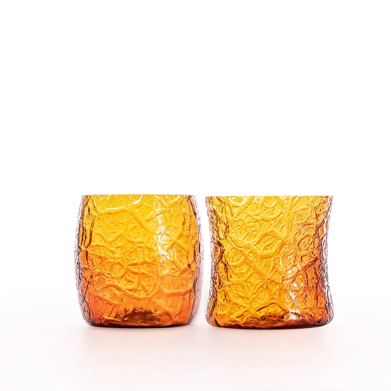 Set di 6 bicchieri Goto Pien Ice Ambra