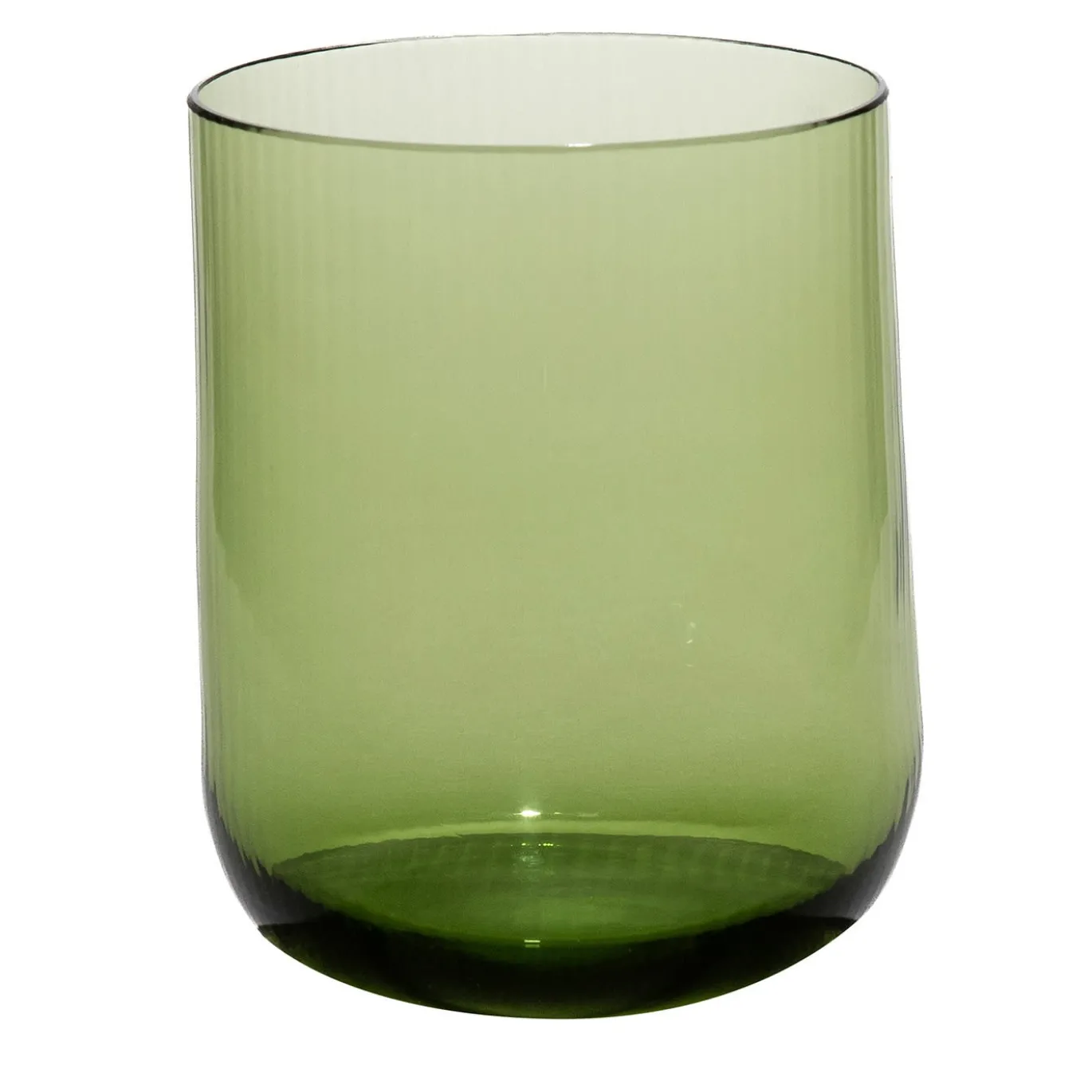 Set di 2 bicchieri grandi Stilla Liquida Verde Muschio Di Federico Peri