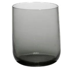 Set di 2 bicchieri grandi Stilla Liquida Steel Gray Di Federico Peri