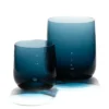 Set di 2 bicchieri grandi Stilla Liquida Deep Blue di Federico Peri