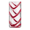 Set di 6 bicchieri highball Cyrcus Esse in vetro di Murano rossi e trasparenti